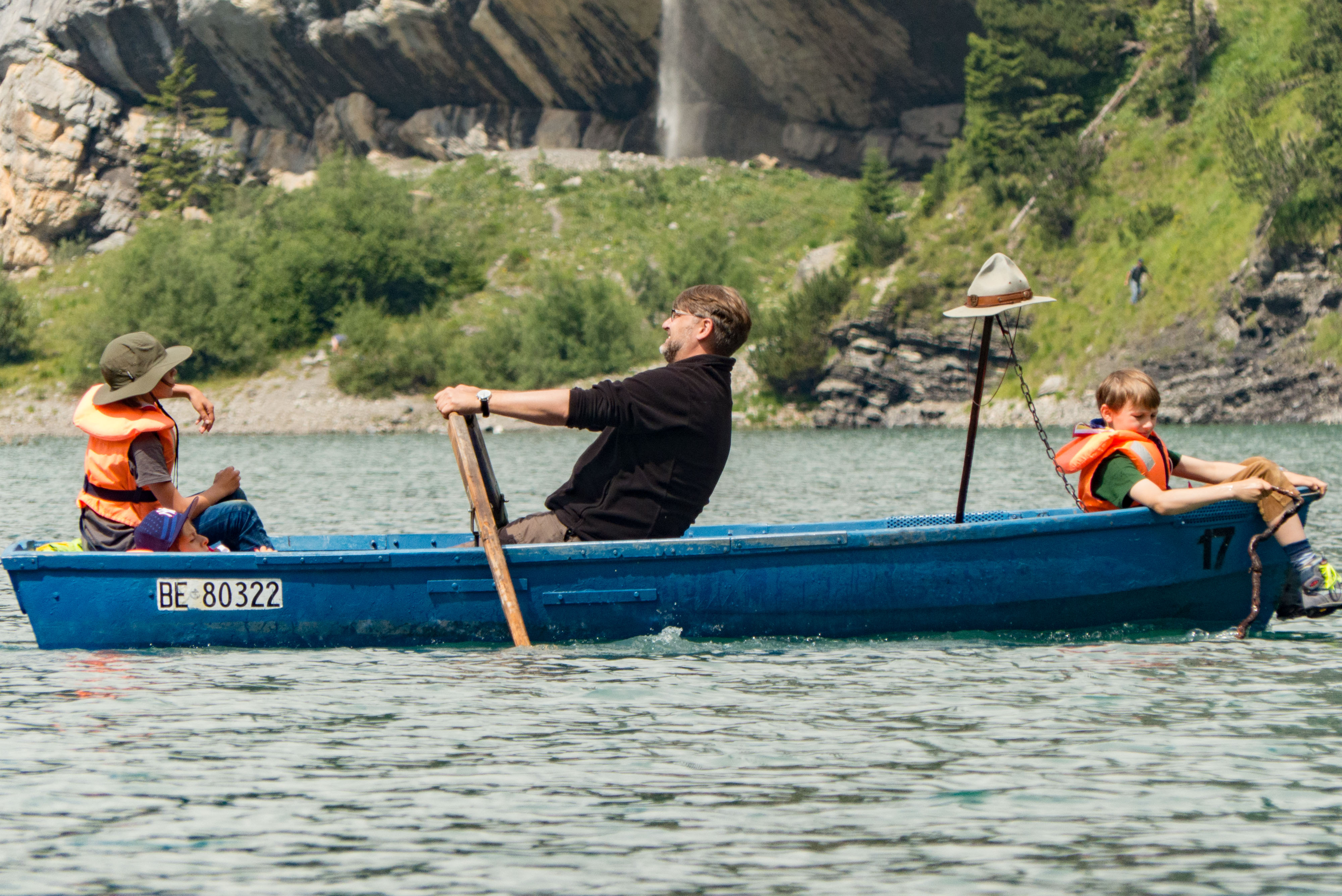 Sommerfahrt 2016 - Rudern auf dem Oeschinensee 