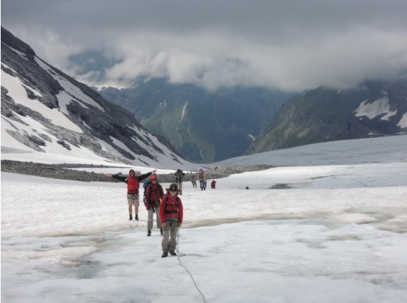 Sommerfahrt 2016 - Gletscher besteigung