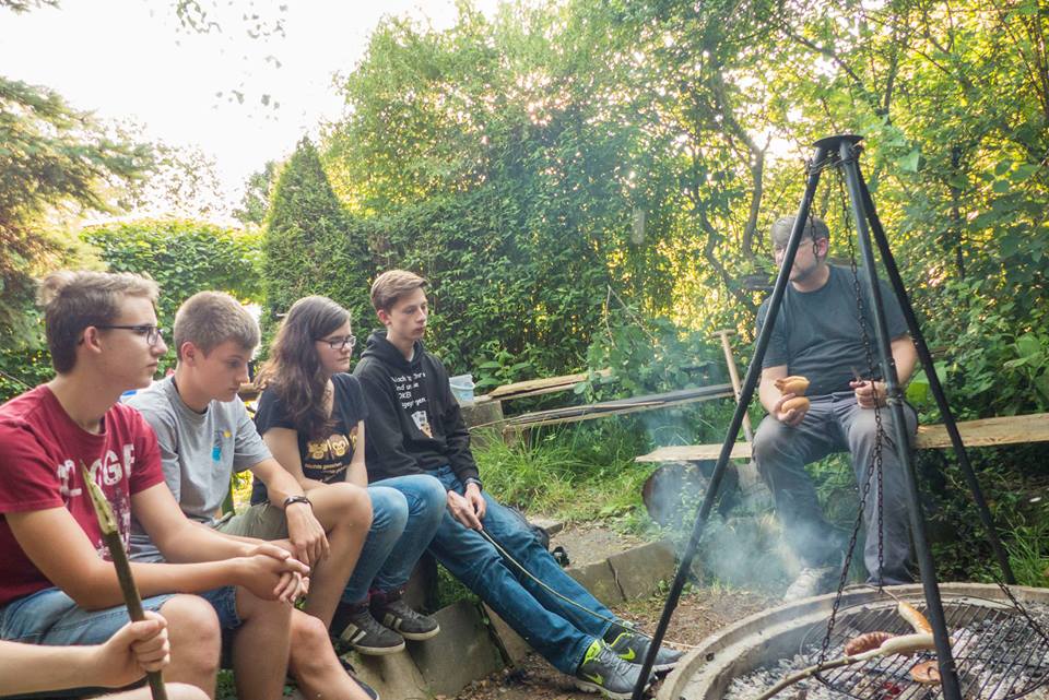 Abschlussgrillen vor den Sommerferien