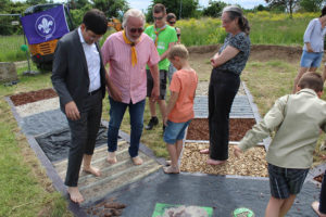 Auch Bürgermeister Michael Mang war einer der ersten Tester der neuen Anlage. Fotos: privat